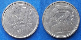SPAIN - 5 Pesetas 1998 KM# 833 Juan Carlos I (1975-2014) - Edelweiss Coins - Otros & Sin Clasificación