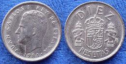 SPAIN - 10 Pesetas 1984 KM# 827 Juan Carlos I (1975-2014) - Edelweiss Coins - Autres & Non Classés