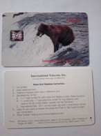 USA ALASKA OURS BEAR WITH SALMON 26.25$ SC5 N° C3A000604 TGE 4000 EX NEUVE MINT - [2] Tarjetas Con Chip