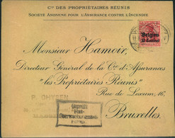 1915, Firmenbrief Von HASSELT Nach Brüssel - Altri & Non Classificati