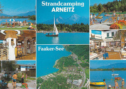 1905 - Österreich - Kärnten , Faak Am See , Strandcamping Arneitz , Faaker See - Gelaufen 1993 - Faakersee-Orte