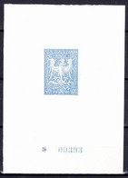 (*) Tchécoslovaquie 1945 Le Projet De Olomouc Non Accepté, Epreuve De Luxe - Proofs & Reprints