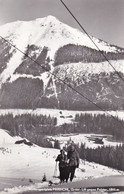 1927 - Österreich - Steiermark , Präbichl , Grübl Lift Gegen Polster , Schlepplift , Schi , Ski - Gelaufen 1966 - Vordernberg