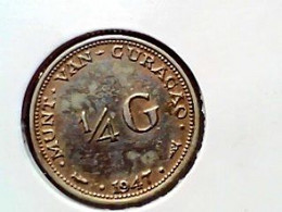 Curacao  1/4 Gulden 1947 Km 44 - Curacao