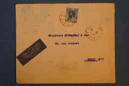 H20 ALGERIE BELLE LETTRE  1939 ALGER  POUR PARIS  PAR AVION +AFFRANCH. INTERESSANT - Storia Postale