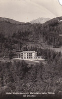 1948 - Österreich - Niederösterreich , Hotel Winterbach An Der Mariazellerbahn Mit Ötscher - Gelaufen - Scheibbs