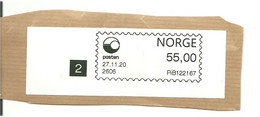 Norway Norge 2020 Label From Posten Norway  27.11.20  NOK  55.00 - Altri & Non Classificati