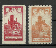FAUX Poland Polska 1918 Local Post ZARKI Michel 2 & 9 FAKE Fälschungen * - Usados