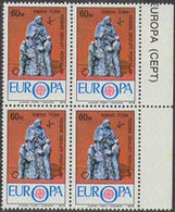 NORTHERN CYPRUS (1976a) "Expectation". Block Of 4 Overprinted ORNEK (specimen). Scott No 30, Yvert No 16 - Other & Unclassified