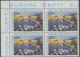NORTHERN CYPRUS (1977) Kyrenia Port. Block Of 4 Overprinted ORNEK (specimen). Scott No 42, Yvert No 33. - Andere & Zonder Classificatie