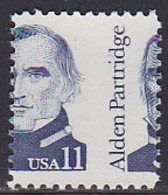 U.S.A. (1985) Alden Partridge. Vertical Misperforation. Scott No 1854. - Abarten & Kuriositäten