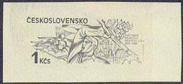 CZECHOSLOVAKIA (1985) Soldier. Die Proof In Black. 40th Anniversary Soviet Army In Czechoslovakia. Scott No 2559 - Prove E Ristampe