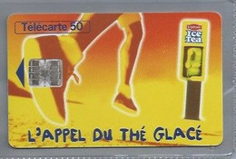 FR.- France Telecom. Télécarte. L'APPEL DU THÉ GLACÉ. ICE TEA. LIPTON. 50 Unités. - Levensmiddelen