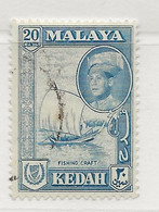 Malaysia - Kedah, 1959, SG 110, Used - Kedah