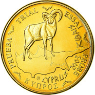 Chypre, 20 Euro Cent, 2003, SPL, Laiton - Essais Privés / Non-officiels