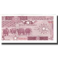 Billet, Somalie, 5 Shilin = 5 Shillings, 1986, KM:31b, NEUF - Somalia