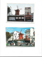 9 Cartes Theme Le Moulin Rouge - Cabaret