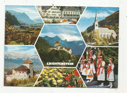 Cp, LIECHTENSTEIN ,  VADUZ , Multi Vues , Vierge - Liechtenstein