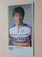 MARIO DE CLERCQ ( BUCKLER Cycling Team ) Publi Folder Reclame ( Bucker Beer ) ! - Cyclisme