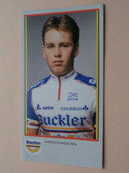 MARTIEN KOKKELKOREN ( BUCKLER Cycling Team ) Publi Folder Reclame ( Bucker Beer ) ! - Cyclisme