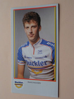 FRANS MAASSEN ( BUCKLER Cycling Team ) Publi Folder Reclame ( Bucker Beer ) ! - Cyclisme