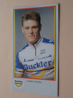 WIEBREN VEENSTRA ( BUCKLER Cycling Team ) Publi Folder Reclame ( Bucker Beer ) ! - Cyclisme