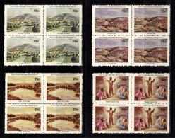 Hutt River Province 1974 Christmas Set As Blocks Of 4 MNH - Cinderella