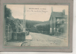 CPA - (76) BELLENCOMBRE  - Aspect Du Pont Sur La Varenne, Route De Dieppe Traversant Le Côteau Dans Les Années 20 - Bellencombre