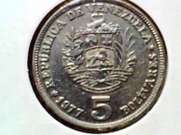 Venezuela 5 Bolivares 1977 Y 53 - Venezuela