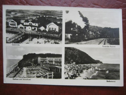 Amt Mönchgut-Granitz Sellin (Vorpommern-Rügen) - Mehrbildkarte (Seebrücke, Rasender Roland, Strandhotel, Badestrand) - Sellin