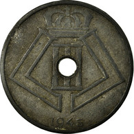 Monnaie, Belgique, 25 Centimes, 1945, TTB, Zinc, KM:132 - 25 Cent