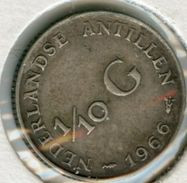 Antilles Neérlandaises Netherlands Antilles 1/10 Gulden 1966 Argent KM 3 - Antilles Néerlandaises