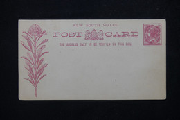 NEW SOUTH WALES - Entier Postal Type Victoria Illustré Fleur Non Circulé - L 80781 - Lettres & Documents