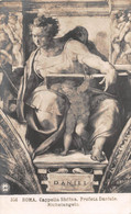 10902 "ROMA-CAPPELLA SISTINA-PROFETA DANIELE-MICHELANGELO" VERA FOTO-CART NON SPED - Musées
