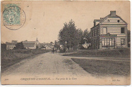 76 CRIQUETOT-L'ESNEVAL  Vue Prise De La Gare - Criquetot L'Esneval