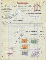 RESSAIX   Société Anonyme  Charbonnages  De RESSAIX,LEVAL,PÉRONNES,Ste ALDEGONDE & GENCK  1923 - Altri & Non Classificati