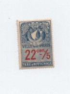 Timbre D' Affiche - Timbres