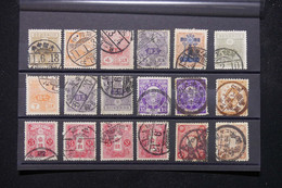 JAPON - Lot De 18 Valeurs, Oblitérations à étudier, Pour Amateurs - L 80818 - Used Stamps