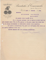 Lettre Illustrée Mouton 17/1/1920 Bautista A COMAMALA Laines BARCELONA Espagne - España
