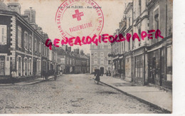 72- LA FLECHE- LE PRYTANEE  LA COUR DES 3E ET 4E COMPAGNIES - RUE CARNOT- CACHET TRAIN SANITAIRE N° 10-VAGUEMESTRE 1916 - La Fleche