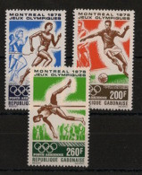 Gabon - 1976 - Poste Aérienne PA N°Yv. 184 à 186 - Olympics / Montreal - Neuf Luxe ** / MNH / Postfrisch - Gabon (1960-...)