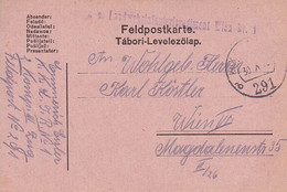 Feldpostkarte Mit Handzeichnung - Hoch Karl - K.k. Landwehr Inf.-Regt. Wien Nr. 1 - 1916 (53087) - Storia Postale