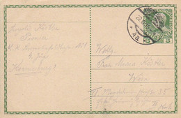 Postkarte 5 Heller Korneuburg Nach Wien - 1915  (53089) - Briefe U. Dokumente