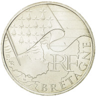 France, 10 Euro, Bretagne, 2010, SPL, Argent, KM:1648 - France