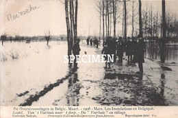 De Overstromingen In België 1906 - Kastel Van 't Veerhuis Naar 't Dorp -  Moerzeke - Hamme