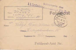 Feldpostkarte K.k. Landwehrinfanterieregiment Wien Nr. 1 - 1915 (53097) - Brieven En Documenten