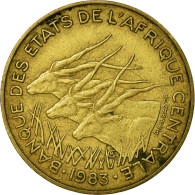 Monnaie, États De L'Afrique Centrale, 10 Francs, 1983, Paris, TTB - Kameroen