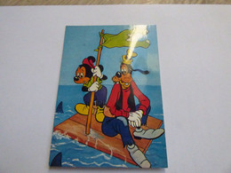 MICKEY ET DINGO - CARTE POUET-POUET "ALLAIN" - Altri & Non Classificati