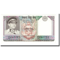 Billet, Népal, 10 Rupees, Undated (1974), KM:24a, NEUF - Nepal