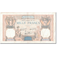 France, 1000 Francs, 1938, 1938-10-20, TTB, Fayette:38.30, KM:90c - 1 000 F 1927-1940 ''Cérès Et Mercure''